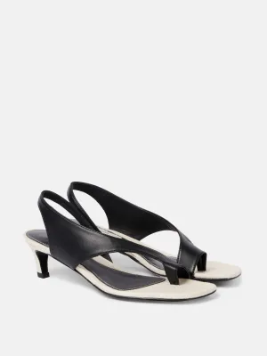 40 leather sandals