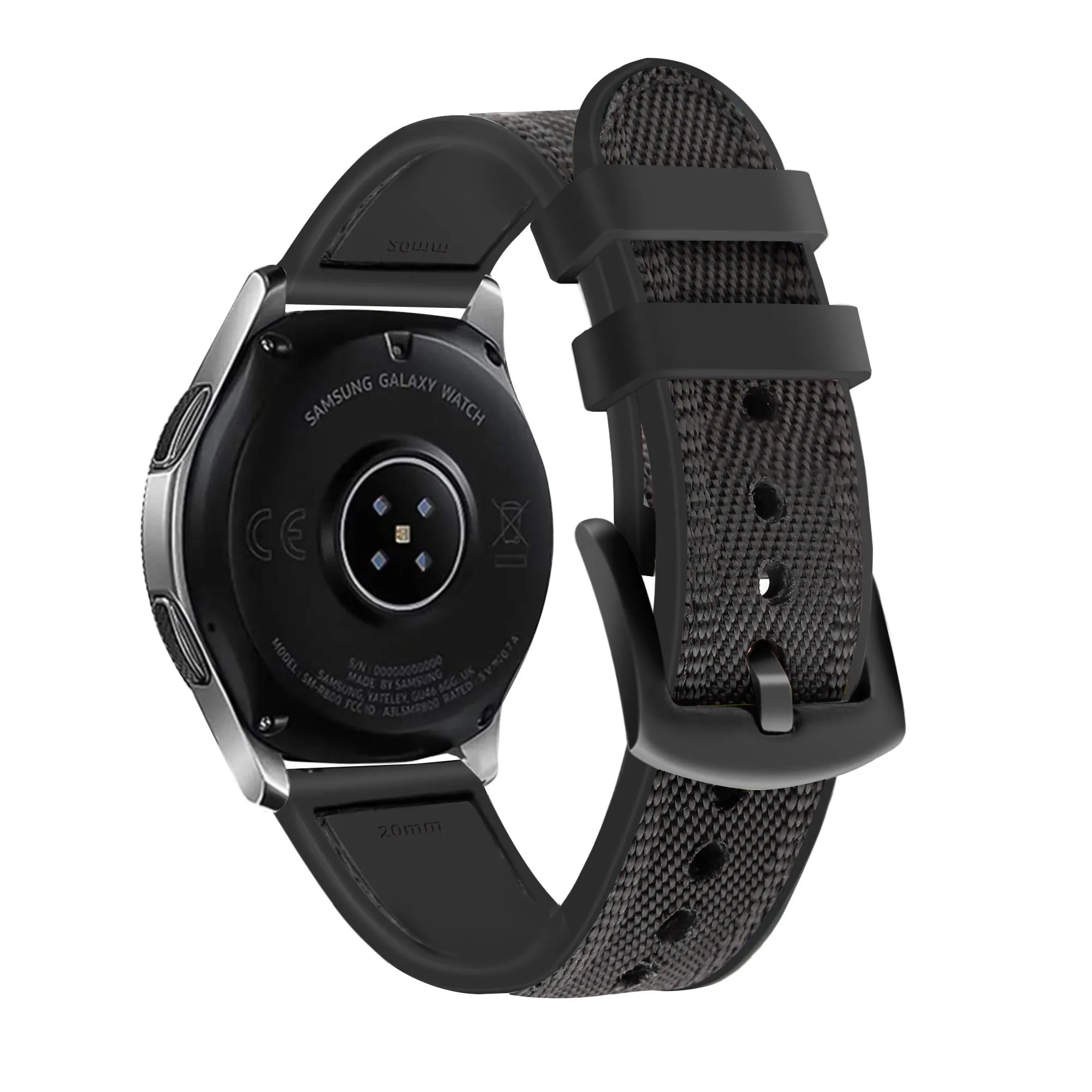 Amazfit GTR 3 (Pro) Hybrid Nylon Strap (Black)
