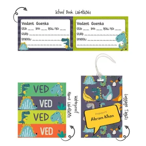 Back To School Combo -  Dino Colors