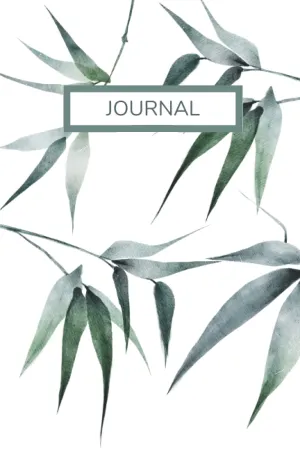 Bamboo Blue Green Dot Grid Journal: Pretty Dot Grid Journal, 6 x 9, 105 Pages Paperback  August 30, 2021