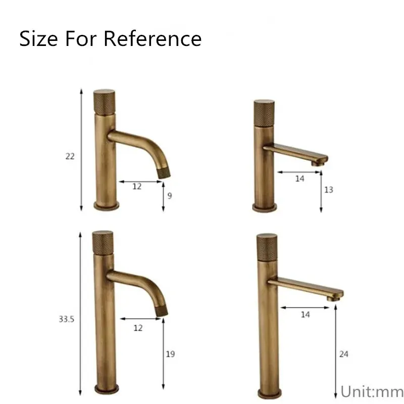 Basin Faucets Antique Bronze Bathroom Sink Faucet Deck Mounted Faucet