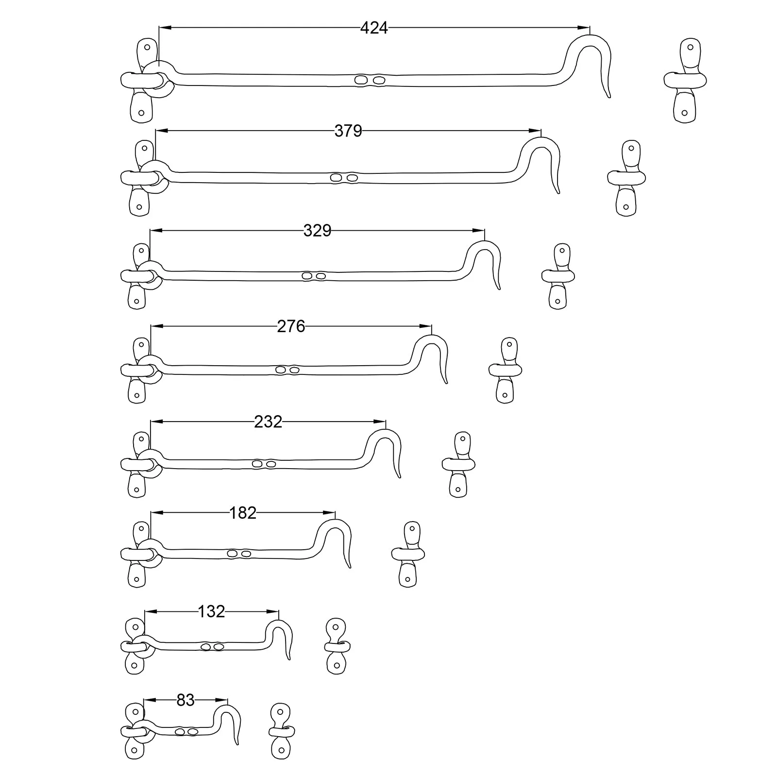 Black Cabin Hooks