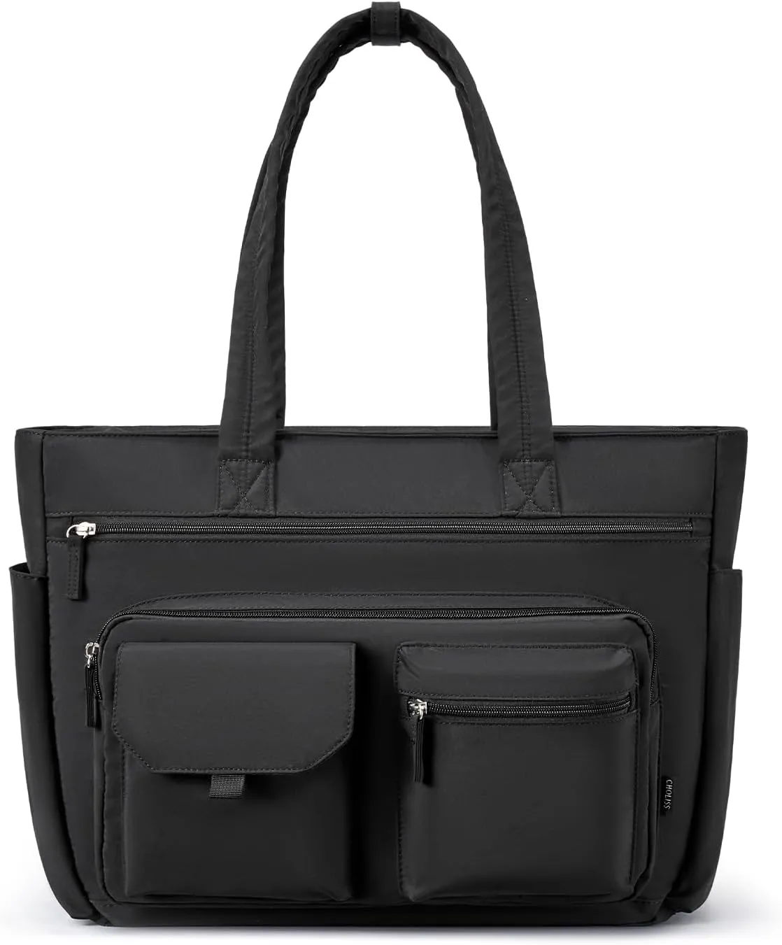 CHOLISS Large Tote Bag for Women - Shoulder Tote Handbag with Compartments, Work Bag with Zipper Pockets, Gym, Travel, Beach