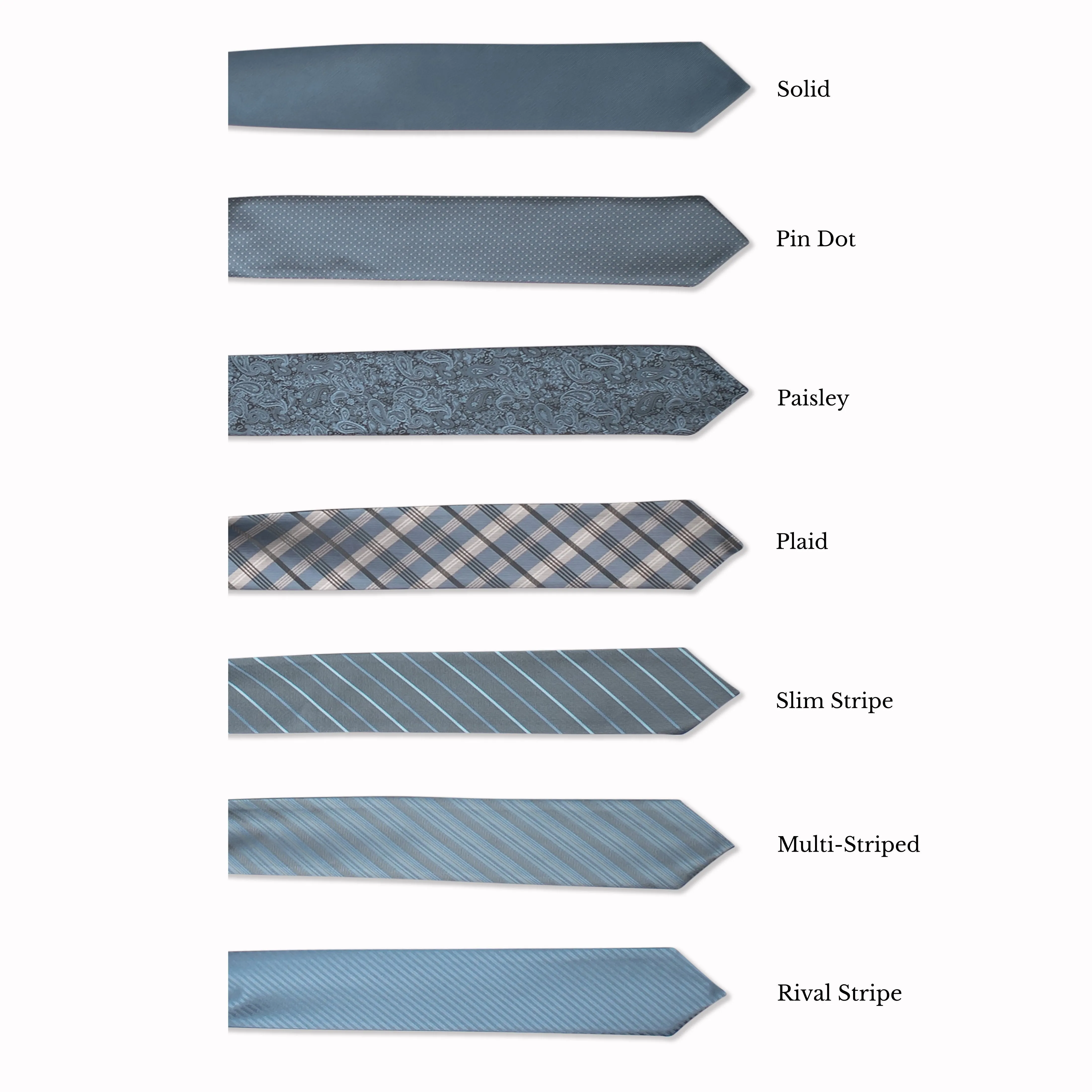Classic Long Tie - Storm