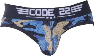 CODE 22 - Mens Briefs Underwear - Army Brief Petrol