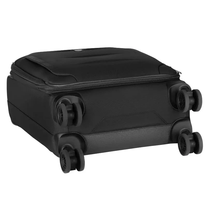 Crosslight Frequent Flyer Softside Carry-On Luggage Black