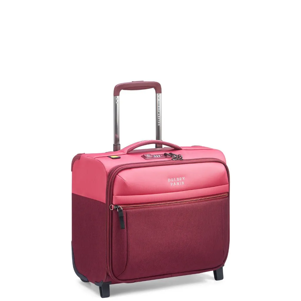 Delsey BROCHANT 3.0 38cm 2 Wheel Cabin Softsided Luggage - Pink