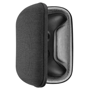 Geekria Controller Travel Case Compatible with Xbox One, Series X/S, Hard Shell Carrying Bag, Protective Storage with Internal Mesh Pocket for Charging Cable (Dark Gray)