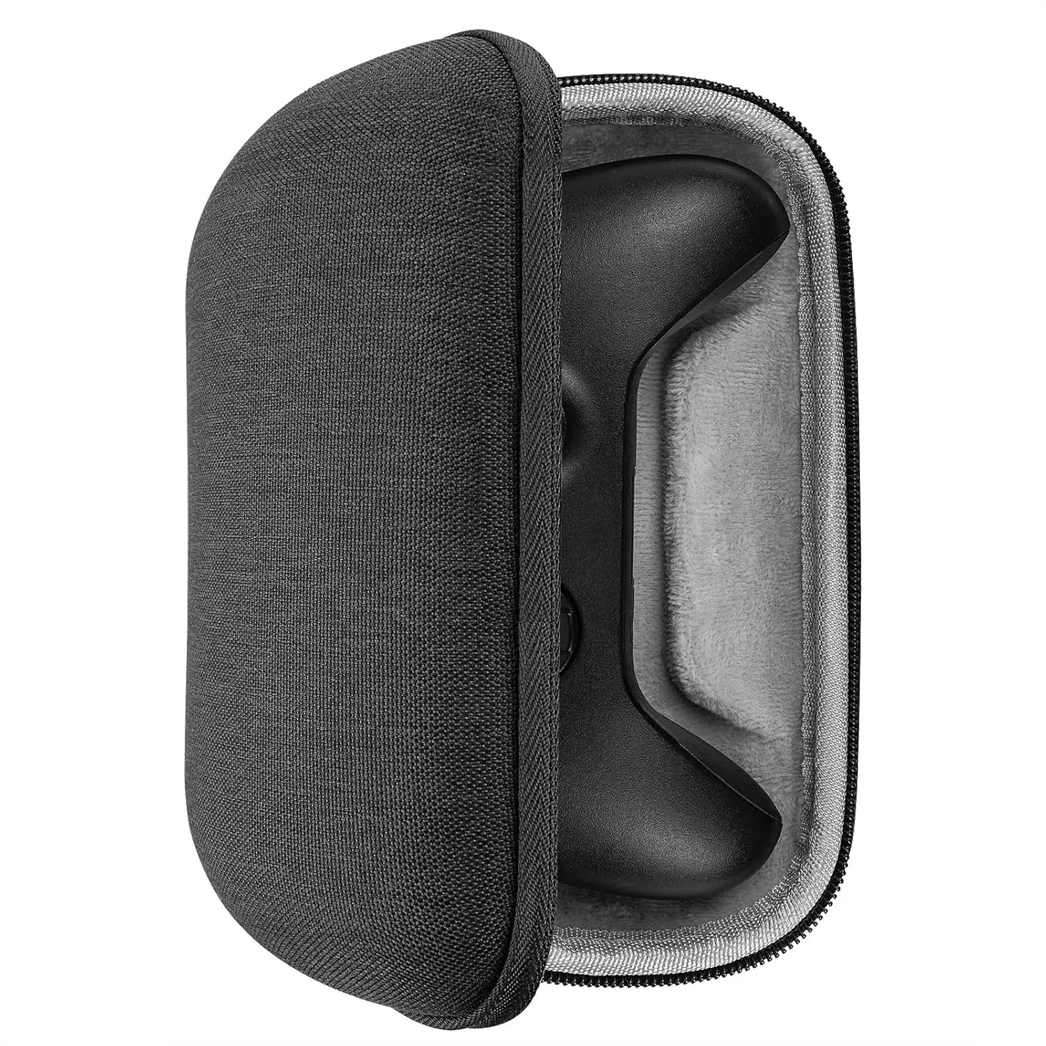 Geekria Controller Travel Case Compatible with Xbox One, Series X/S, Hard Shell Carrying Bag, Protective Storage with Internal Mesh Pocket for Charging Cable (Dark Gray)
