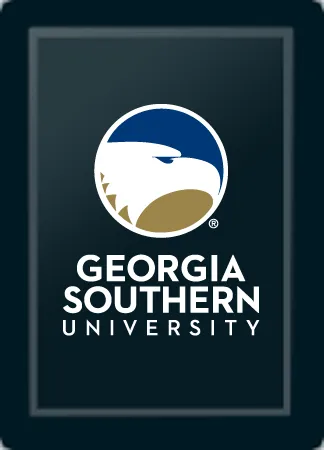 Georgia Southern University Logo Panel For Xpression Gaming Chair Only