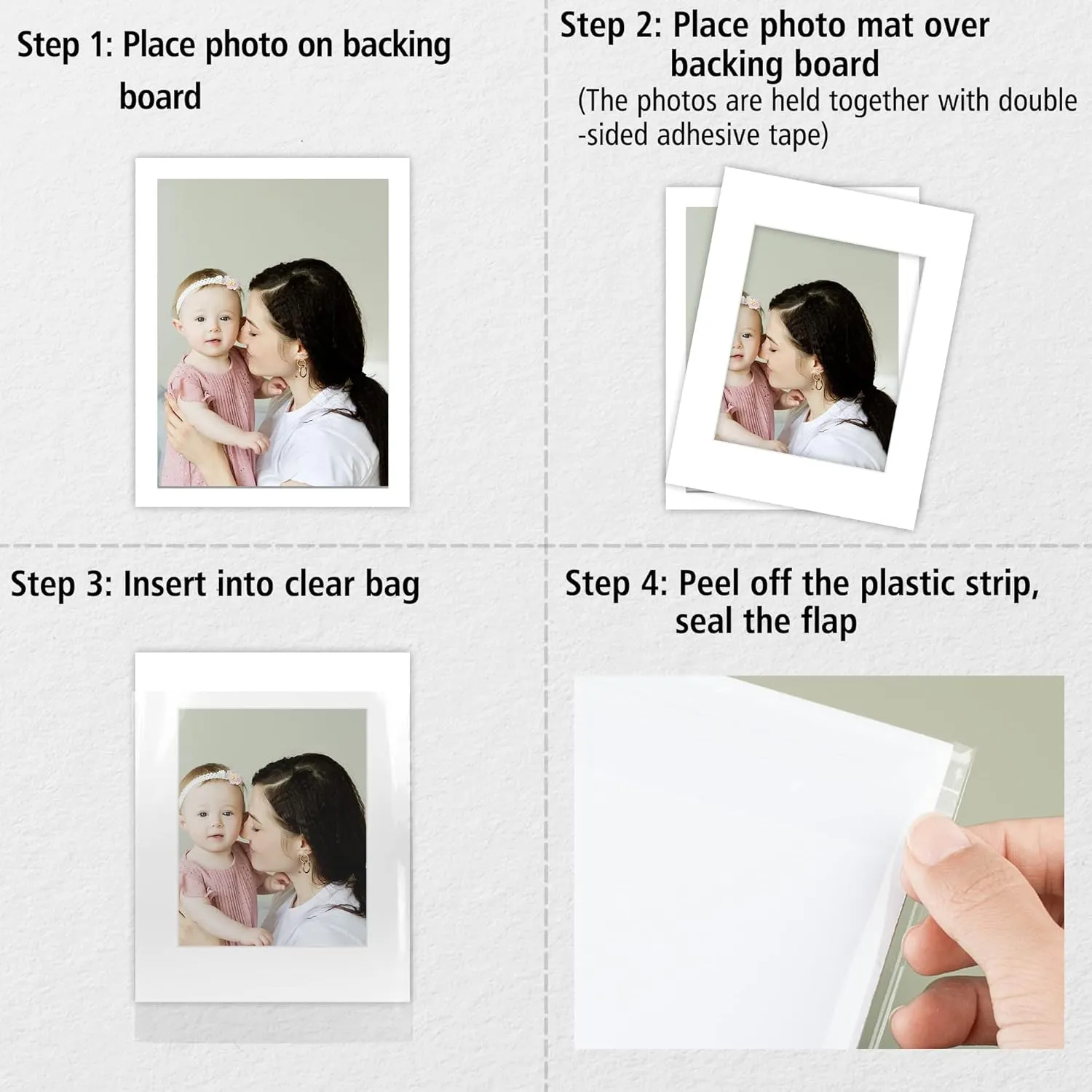 Golden State Art, Acid Free, Pack of 25 11x14 White Picture Mats Mattes with White Core Bevel Cut for 8x10 Photo   Backing   Bags