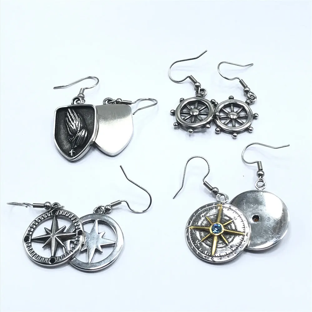 Gothic Theme Drop Earrings - 4 Styles