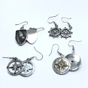 Gothic Theme Drop Earrings - 4 Styles