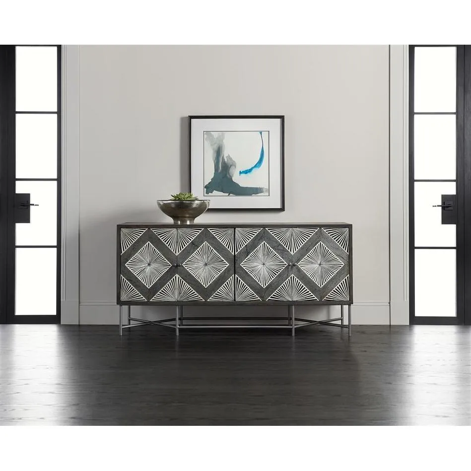 HAWTHORNE FOUR DOOR CREDENZA