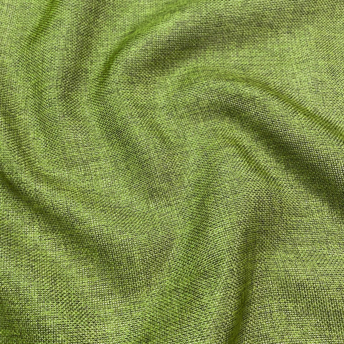 Imitation Burlap Table Runner in Willow Green