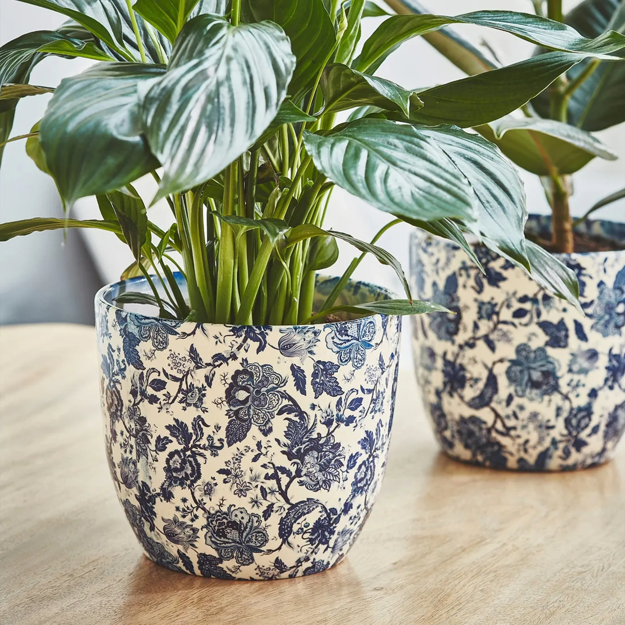 Ivyline 13cm Blue Vintage Monza Planter