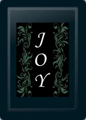 Joy Floral Vertical Sage Logo Panel
