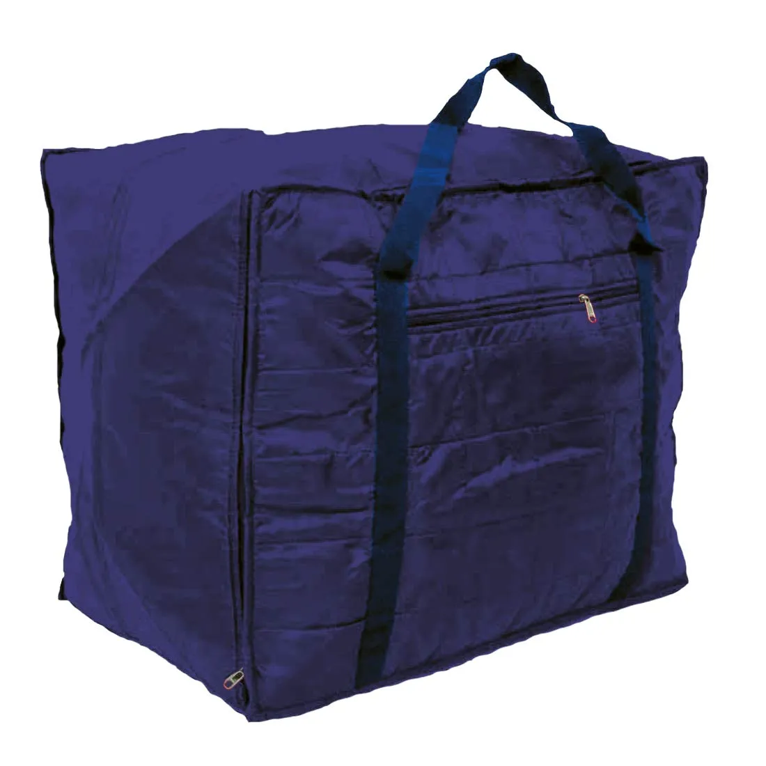 Kuber Industries Parachute 2 Pieces Jumbo Attachi Bag Travel Handbag Storage Carrying Bag, Blanket Cover, Duffle, Travel Multi-Purpose Bag (Blue) CTKTC134670