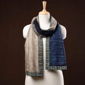 Multicolor - Patchwork Reversible Block Printed Tagai Cotton Stole