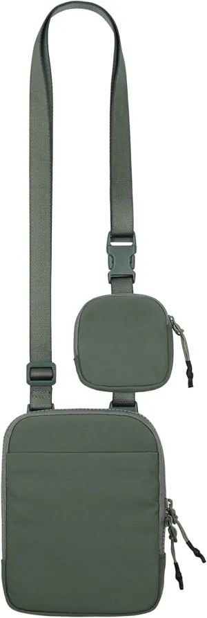 Niumike Small Crossbody Bag Adjustable Belt Bag with Removable Pouch Nylon Cell Phone Purse for Women Travel Workout Hiking