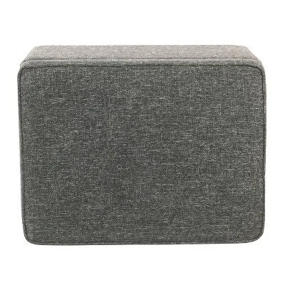 Open Box - Medium Storage Ottoman Slate Gray - HomePop