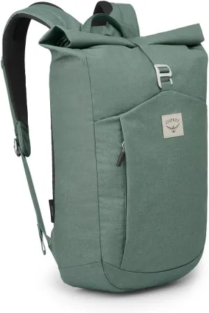 Osprey Arcane Roll Top Commuter Backpack, Pine Leaf Green