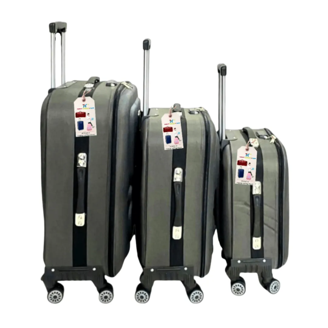 Pack of -3 Trolley Suitcase set 4 Wheel Spinner – KL0515