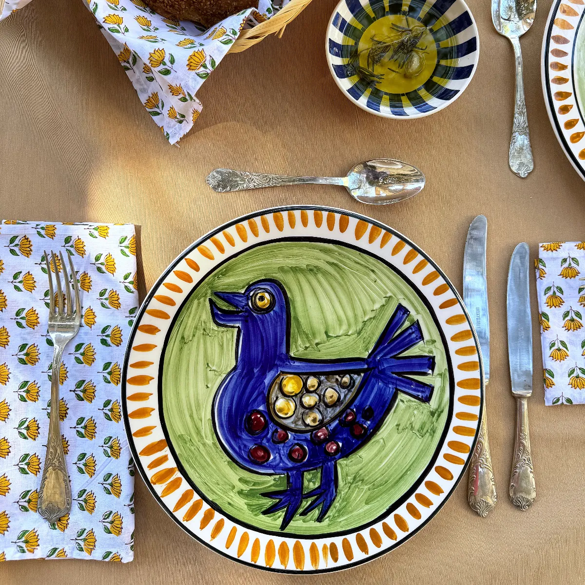 Rooster Gozo Dinner Plate
