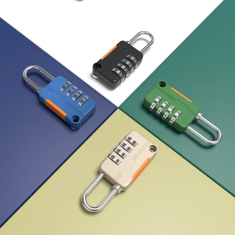 Square Padlock With Password Required Multi-color Zinc Alloy Anti-theft Password Lock Quality Lock Head