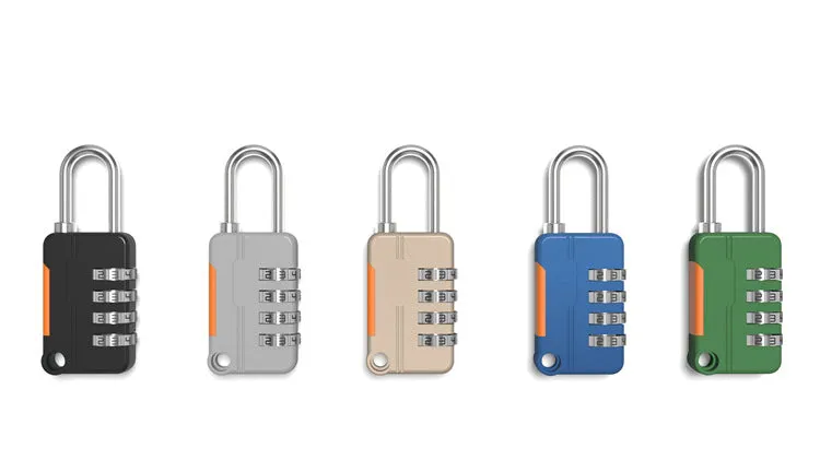 Square Padlock With Password Required Multi-color Zinc Alloy Anti-theft Password Lock Quality Lock Head