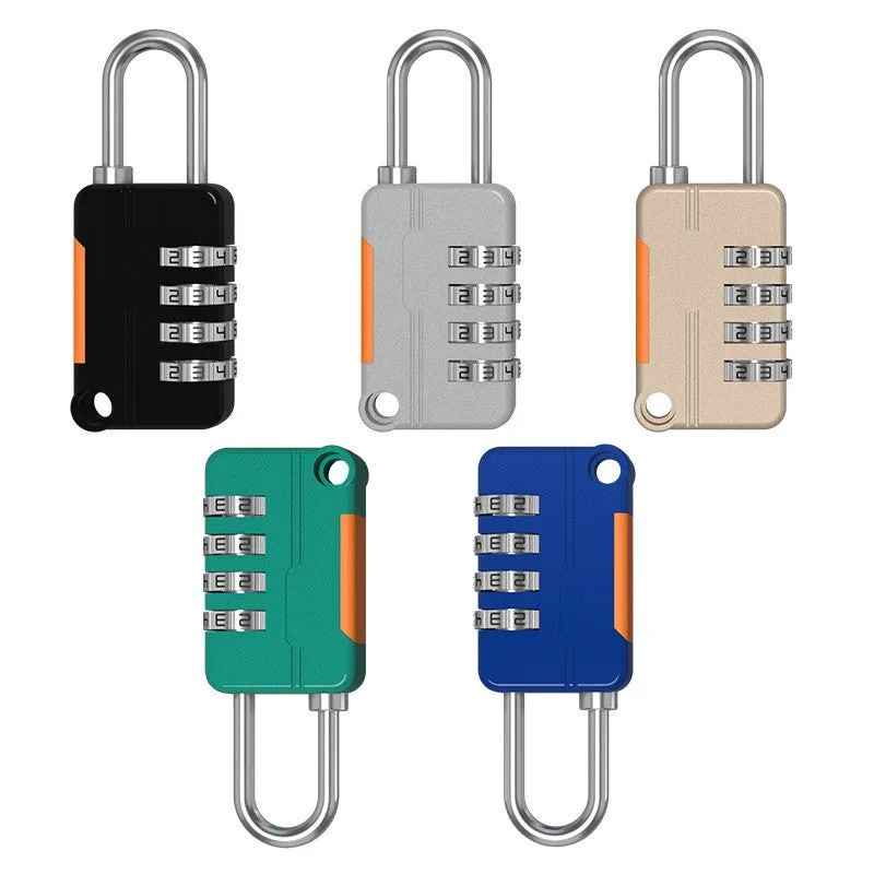 Square Padlock With Password Required Multi-color Zinc Alloy Anti-theft Password Lock Quality Lock Head