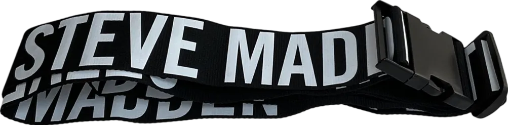 STEVE MADDEN Black Crossbody Bag Strap One Size