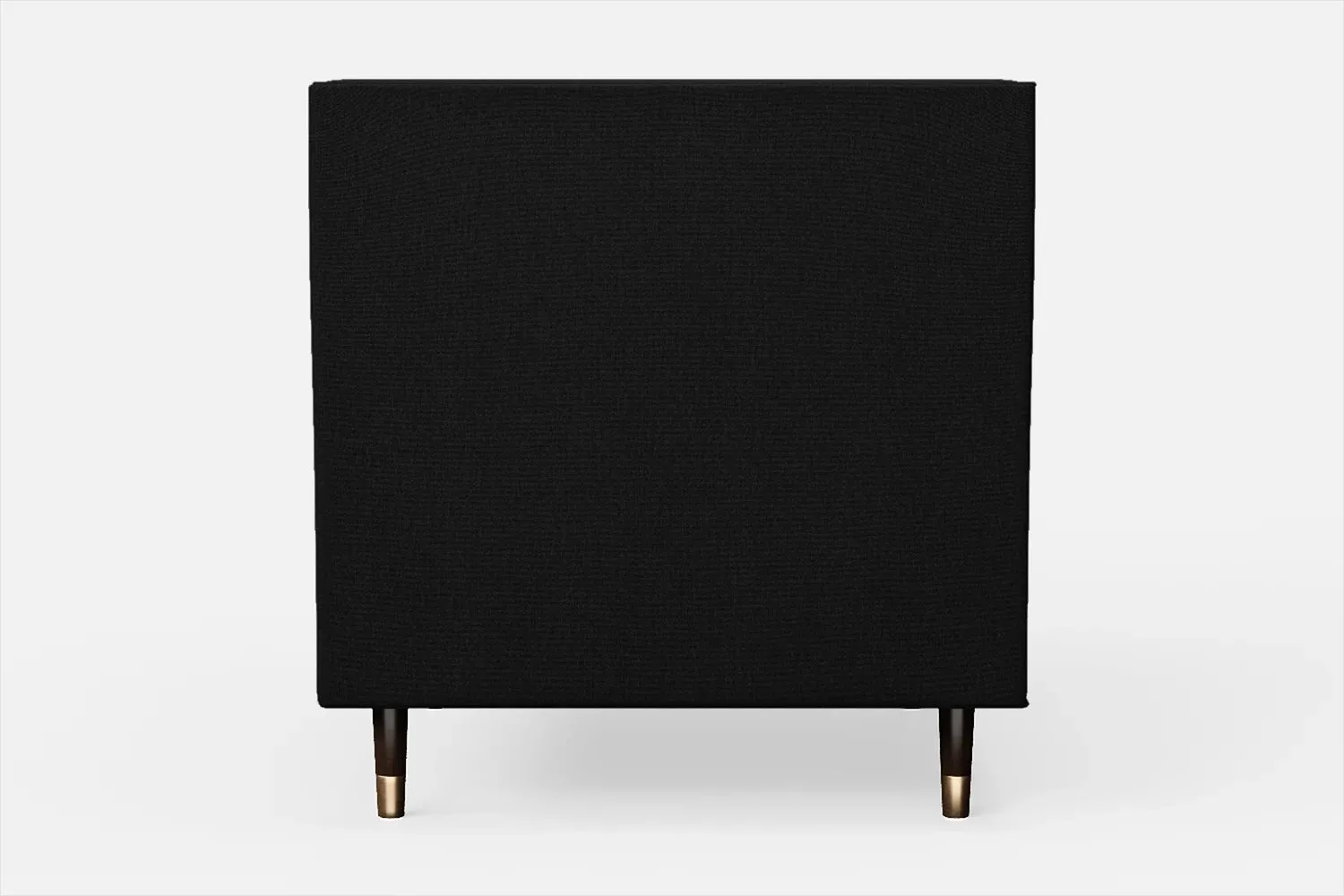 Tivoli Armchair Black Linen Fabric