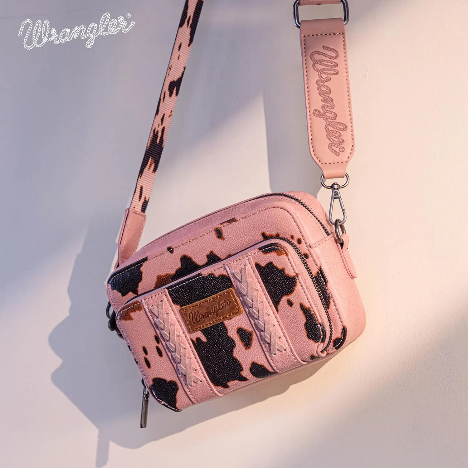 Wrangler Crossbody Bag for Women Western Cowgirl Crossbody Purses with Guitar Strap
