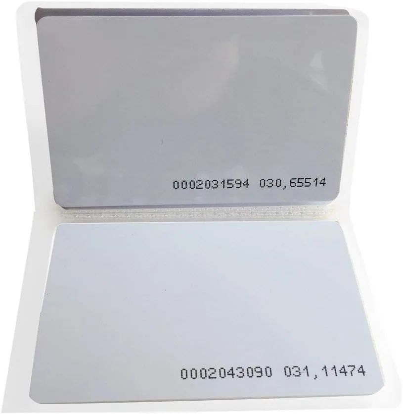 YARONGTECH Contactless 125kHz RFID Proximity Smart Card 0.8mm thick for Access Control System & Time Attandance (Read only, Pack of 200)